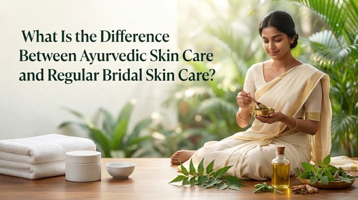 What Is the Difference Between Ayurvedic Skin Care and Regular Bridal Skin Care?
