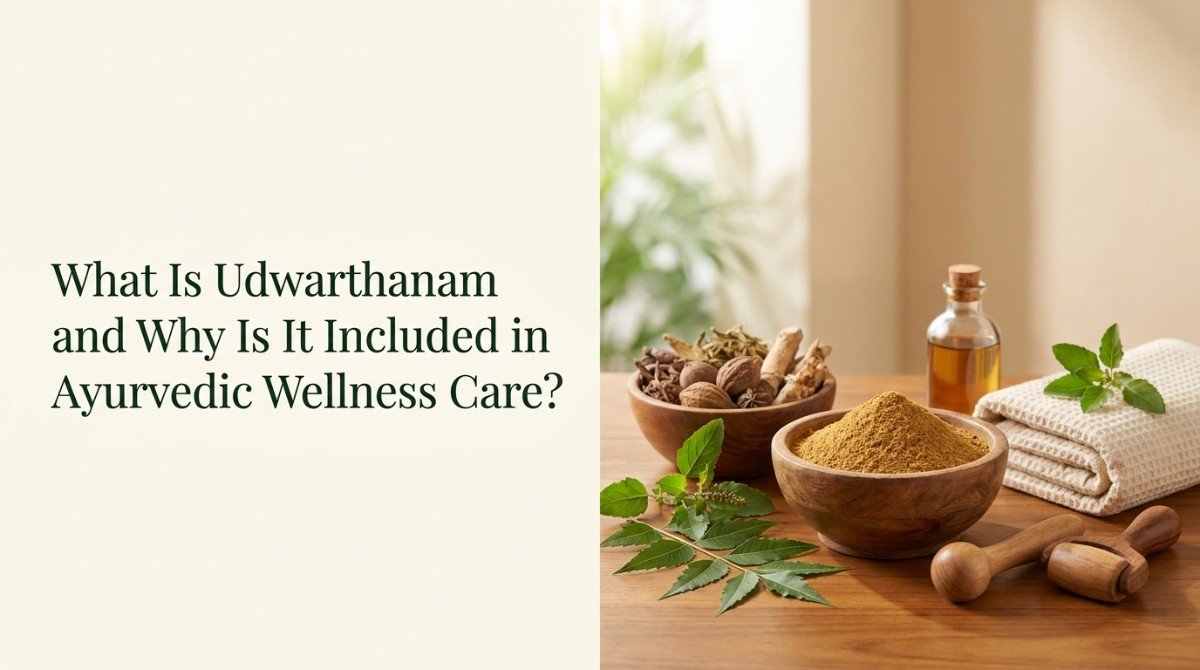 What Is Udwarthanam and Why Is It Included in Ayurvedic Wellness Care
